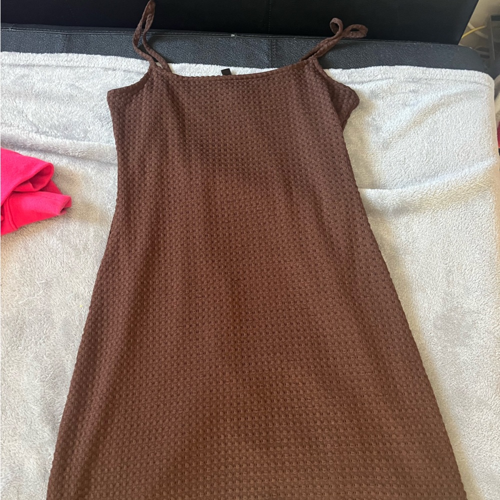 HM mini brown dress
